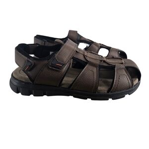 Weatherproof Vintage Men's Cory Fisherman Sandals - Brown - Size 13 - New no box